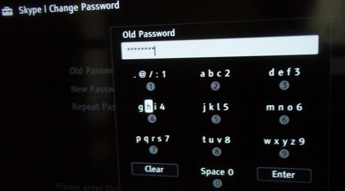 Smart TV dumb password